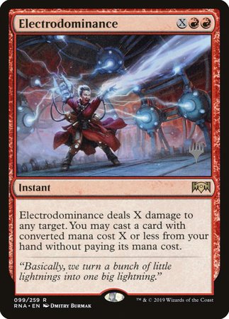 Electrodominance [Ravnica Allegiance Promos] | Dumpster Cat Games