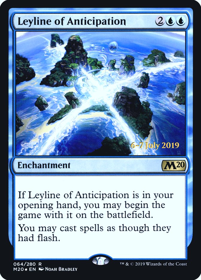 Leyline of Anticipation  [Core Set 2020 Prerelease Promos] | Dumpster Cat Games