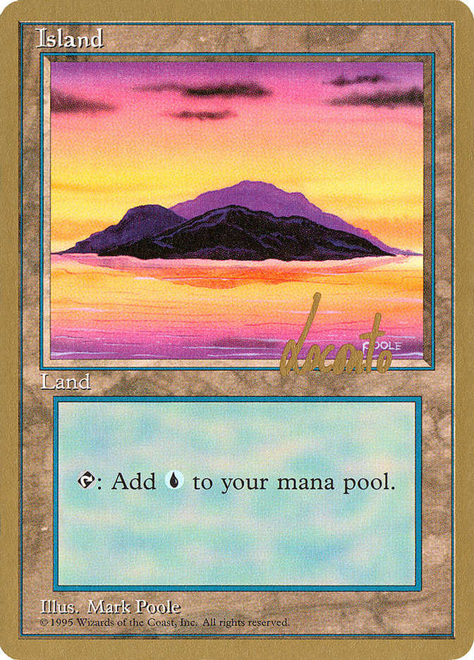 Island (ml368) (Michael Loconto) [Pro Tour Collector Set] | Dumpster Cat Games