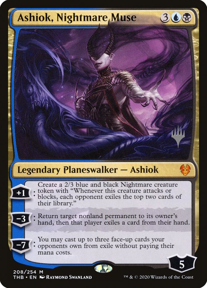 Ashiok, Nightmare Muse (Promo Pack) [Theros Beyond Death Promos] | Dumpster Cat Games