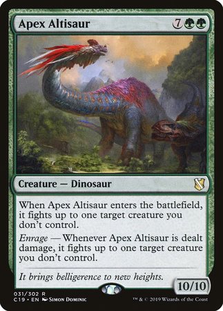 Apex Altisaur [Commander 2019] | Dumpster Cat Games