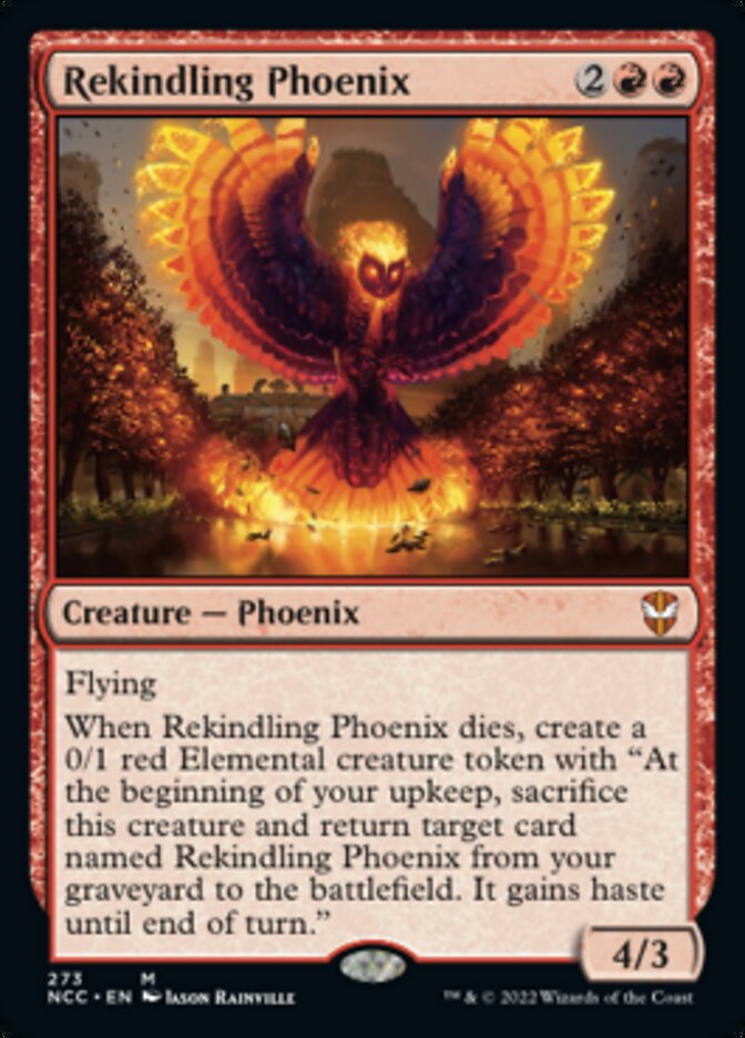 Rekindling Phoenix [Streets of New Capenna Commander] | Dumpster Cat Games