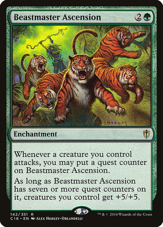 Beastmaster Ascension [Commander 2016] | Dumpster Cat Games