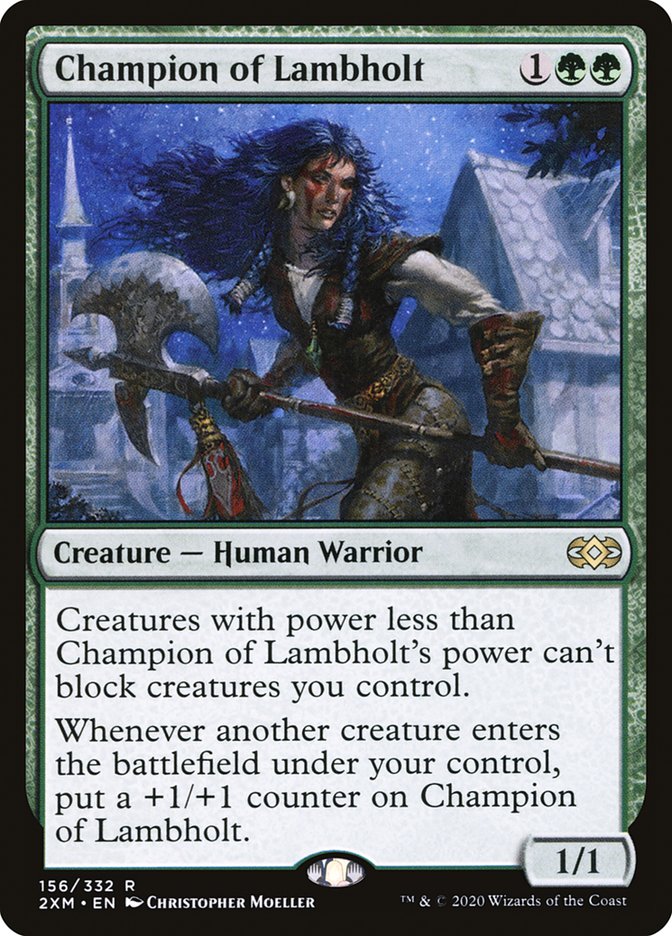 Champion of Lambholt [Double Masters] | Dumpster Cat Games