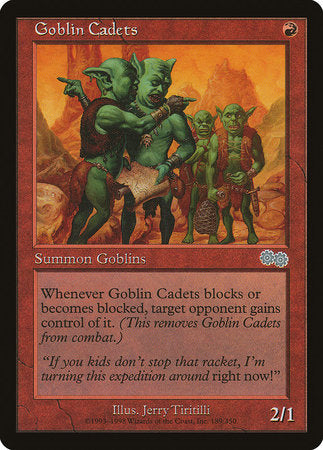 Goblin Cadets [Urza's Saga] | Dumpster Cat Games