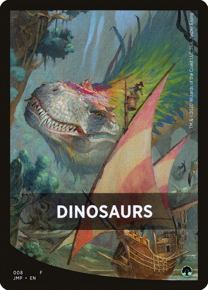 Dinosaurs Theme Card [Jumpstart Front Cards] | Dumpster Cat Games