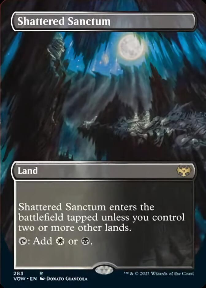 Shattered Sanctum (Borderless) [Innistrad: Crimson Vow] | Dumpster Cat Games