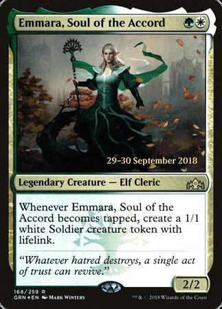 Emmara, Soul of the Accord [Guilds of Ravnica Promos] | Dumpster Cat Games