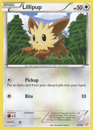 Lillipup (27/30) [Black & White: Trainer Kit - Excadrill] | Dumpster Cat Games