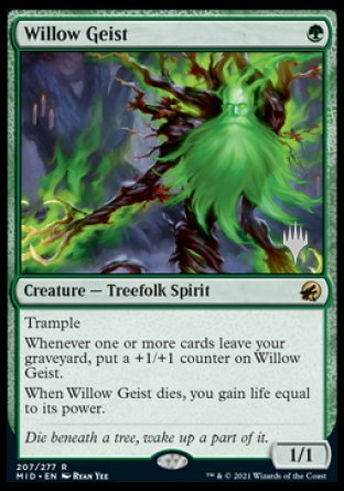 Willow Geist (Promo Pack) [Innistrad: Midnight Hunt Promos] | Dumpster Cat Games