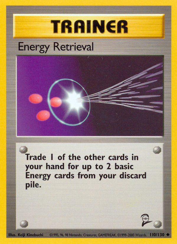 Energy Retrieval (110/130) [Base Set 2] | Dumpster Cat Games