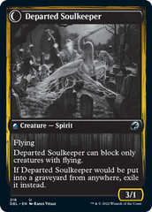 Devoted Grafkeeper // Departed Soulkeeper [Innistrad: Double Feature] | Dumpster Cat Games