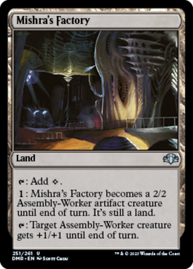 Mishra's Factory [Dominaria Remastered] | Dumpster Cat Games