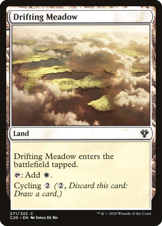 Drifting Meadow [Commander 2020] | Dumpster Cat Games