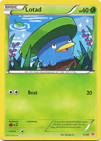 Lotad (11/30) [XY: Trainer Kit 2 - Latias] | Dumpster Cat Games