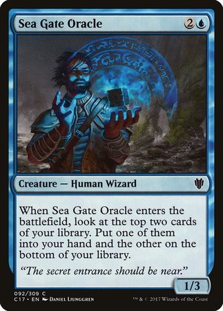 Sea Gate Oracle [Commander 2017] | Dumpster Cat Games