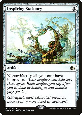 Inspiring Statuary [Aether Revolt Promos] | Dumpster Cat Games