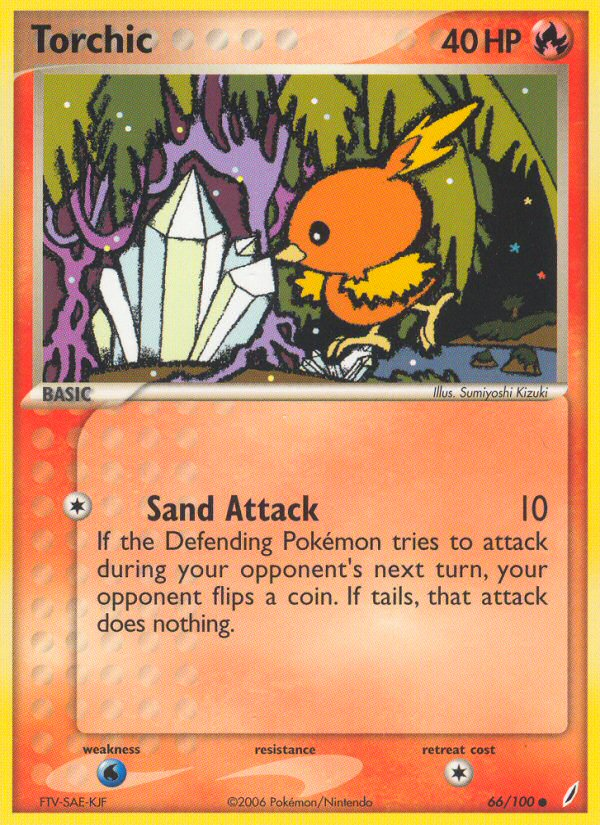 Torchic (66/100) [EX: Crystal Guardians] | Dumpster Cat Games