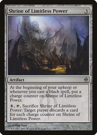 Shrine of Limitless Power [New Phyrexia] | Dumpster Cat Games