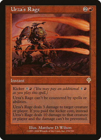 Urza's Rage [Invasion] | Dumpster Cat Games