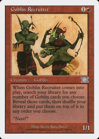 Goblin Recruiter [Classic Sixth Edition] | Dumpster Cat Games