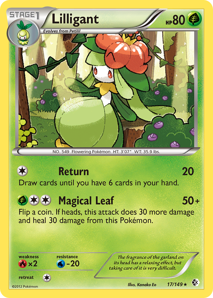 Lilligant (17/149) [Black & White: Boundaries Crossed] | Dumpster Cat Games