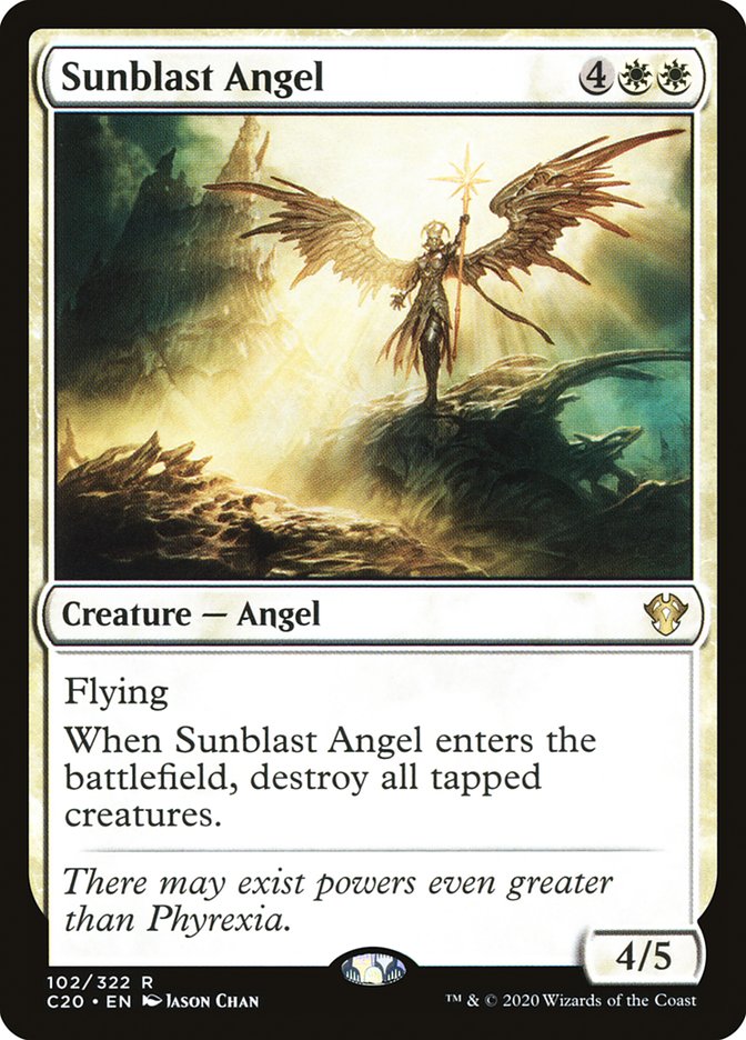 Sunblast Angel [Commander 2020] | Dumpster Cat Games