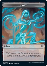 Copy // Illusion Double-sided Token [Zendikar Rising Tokens] | Dumpster Cat Games