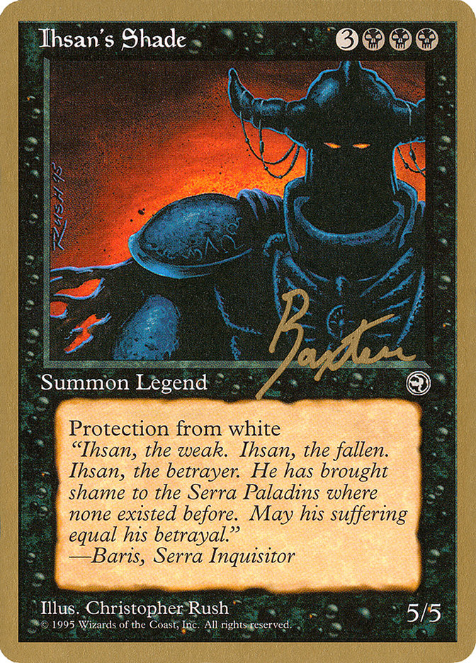 Ihsan's Shade (George Baxter) [Pro Tour Collector Set] | Dumpster Cat Games