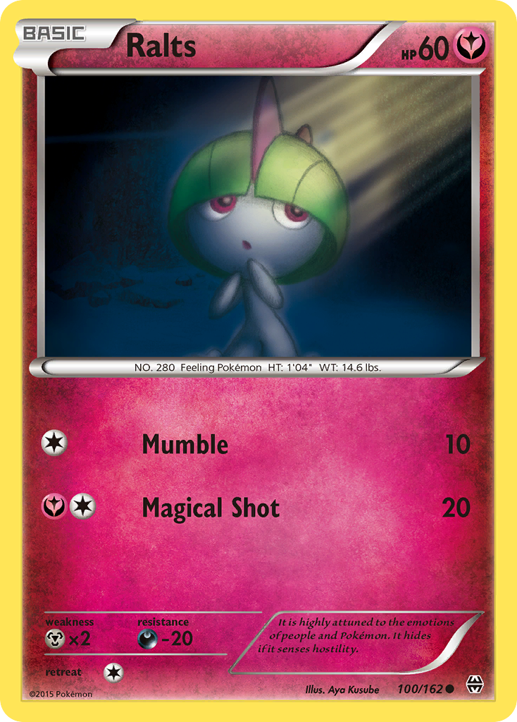 Ralts (100/162) [XY: BREAKthrough] | Dumpster Cat Games