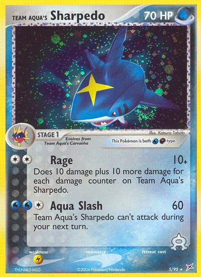 Team Aqua's Sharpedo (5/95) [EX: Team Magma vs Team Aqua] | Dumpster Cat Games