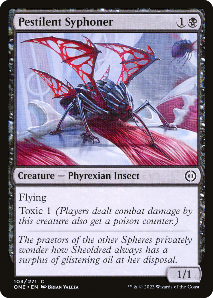 Pestilent Syphoner [Phyrexia: All Will Be One] | Dumpster Cat Games