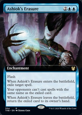 Ashiok's Erasure (Extended Art) [Theros Beyond Death] | Dumpster Cat Games