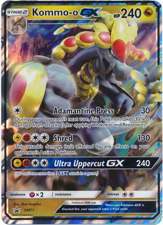 Kommo-o GX (SM71) (Jumbo Card) [Sun & Moon: Black Star Promos] | Dumpster Cat Games