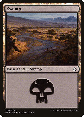 Swamp (261) [Amonkhet] | Dumpster Cat Games