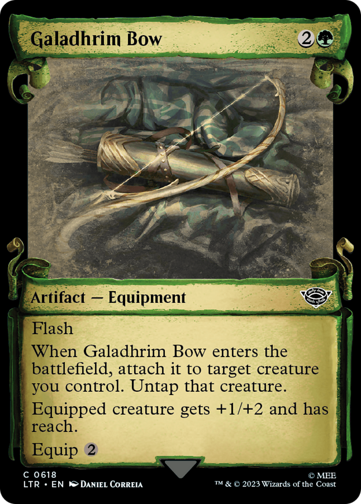 Galadhrim Bow [The Lord of the Rings: Tales of Middle-Earth Showcase Scrolls] | Dumpster Cat Games