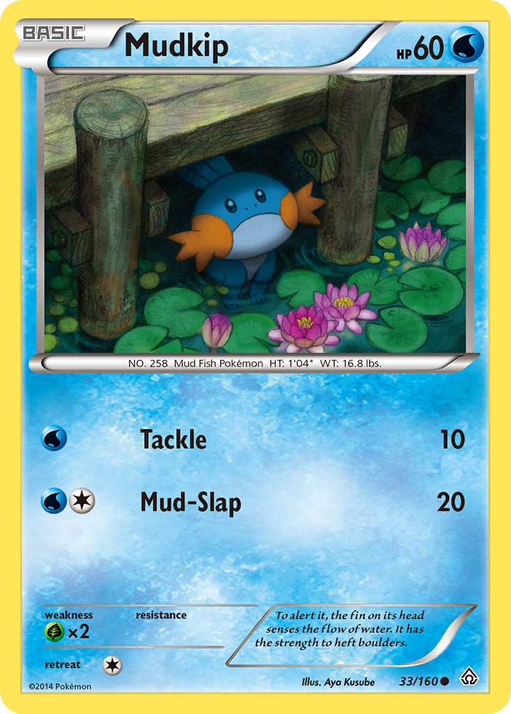 Mudkip (33/160) [XY: Primal Clash] | Dumpster Cat Games