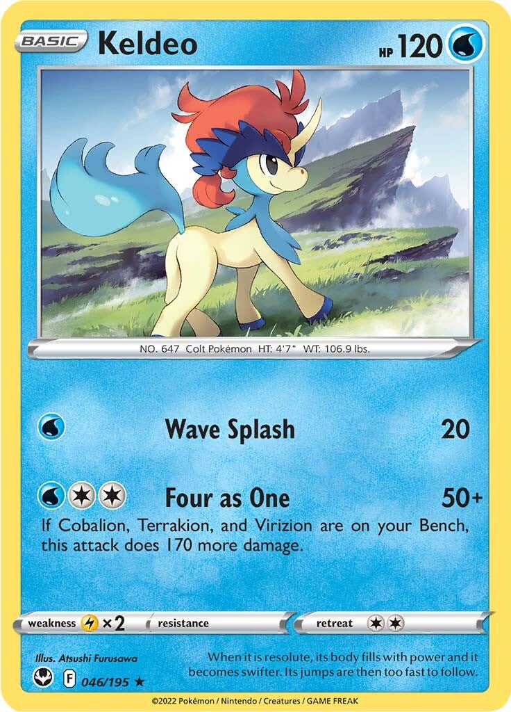 Keldeo (046/195) [Sword & Shield: Silver Tempest] | Dumpster Cat Games