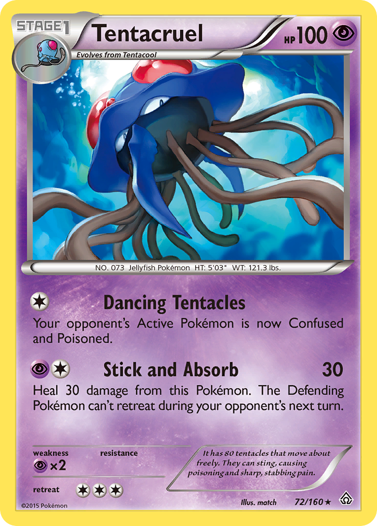 Tentacruel (72/160) [XY: Primal Clash] | Dumpster Cat Games