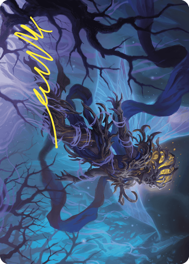 Sleep-Cursed Faerie Art Card (Gold-Stamped Signature) [Wilds of Eldraine Art Series] | Dumpster Cat Games