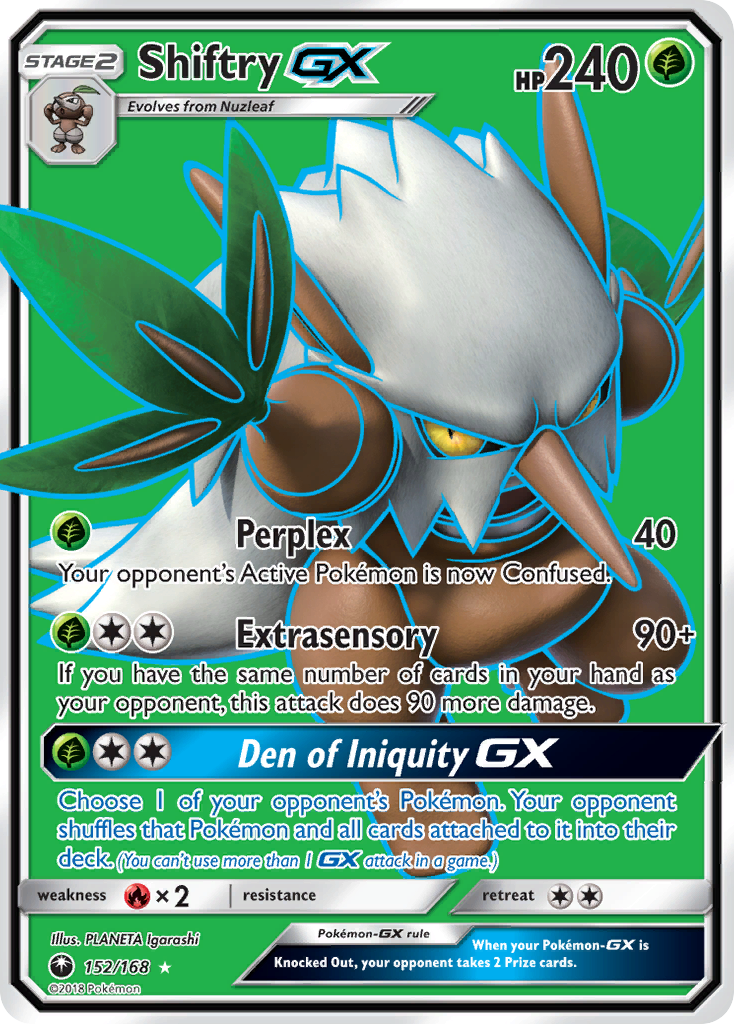 Shiftry GX (152/168) [Sun & Moon: Celestial Storm] | Dumpster Cat Games