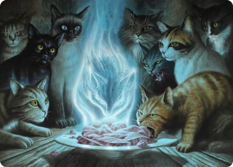 Can't Stay Away Art Card [Innistrad: Midnight Hunt Art Series] | Dumpster Cat Games