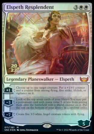 Elspeth Resplendent [Streets of New Capenna Prerelease Promos] | Dumpster Cat Games