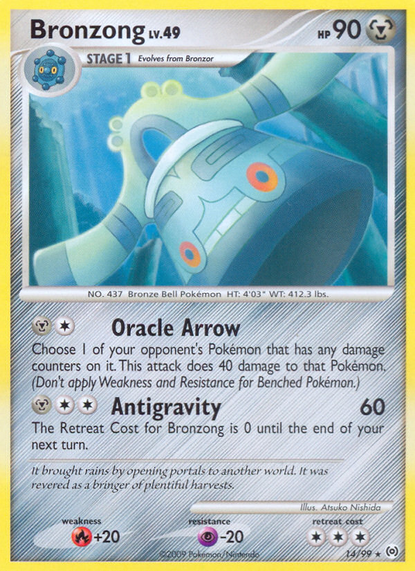 Bronzong (14/99) [Platinum: Arceus] | Dumpster Cat Games