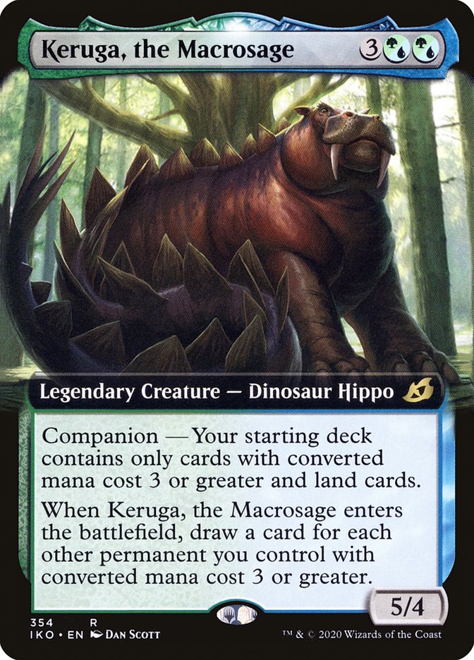 Keruga, the Macrosage (Extended Art) [Ikoria: Lair of Behemoths] | Dumpster Cat Games