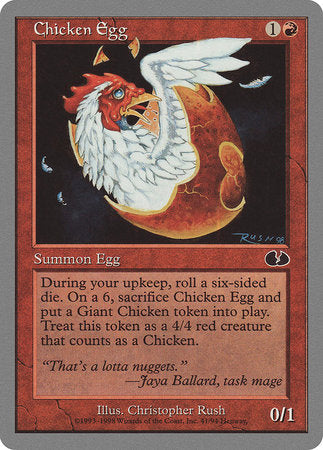 Chicken Egg [Unglued] | Dumpster Cat Games