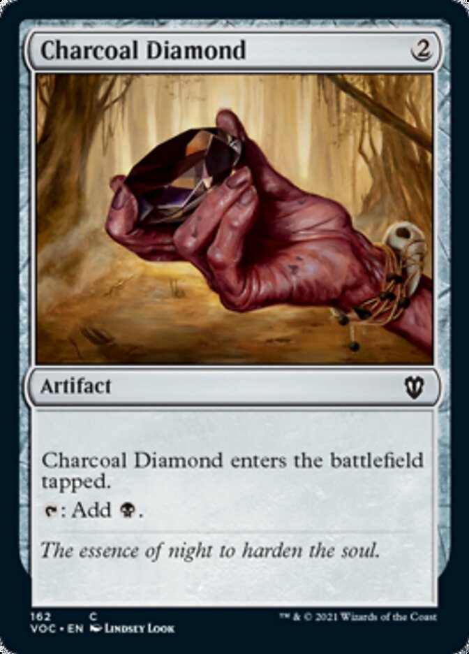 Charcoal Diamond [Innistrad: Crimson Vow Commander] | Dumpster Cat Games