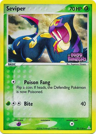 Seviper (32/110) (Stamped) [EX: Holon Phantoms] | Dumpster Cat Games