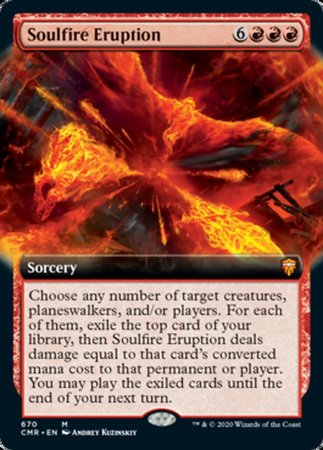 Soulfire Eruption (Extended Art) [Commander Legends] | Dumpster Cat Games