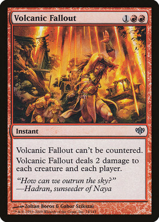 Volcanic Fallout [Conflux] | Dumpster Cat Games